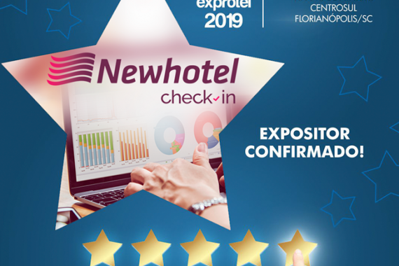 Newhotel Check-in confirma presença na Exprotel 2019