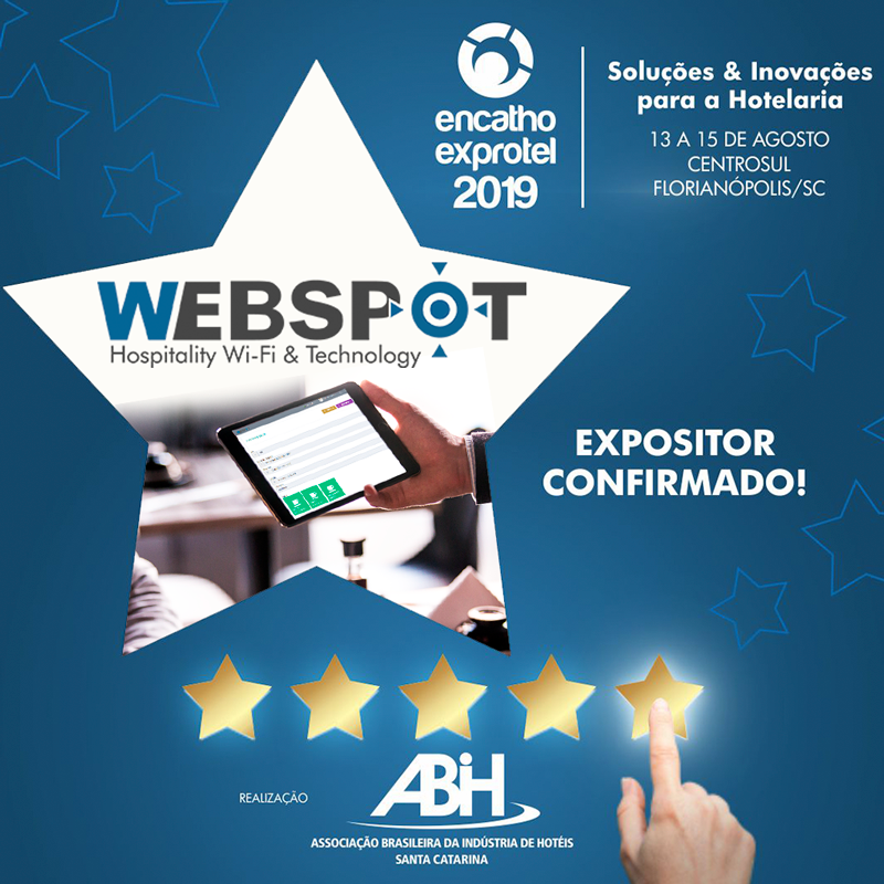 webspot confirma participação na Exprotel 2019 da ABIH-SC