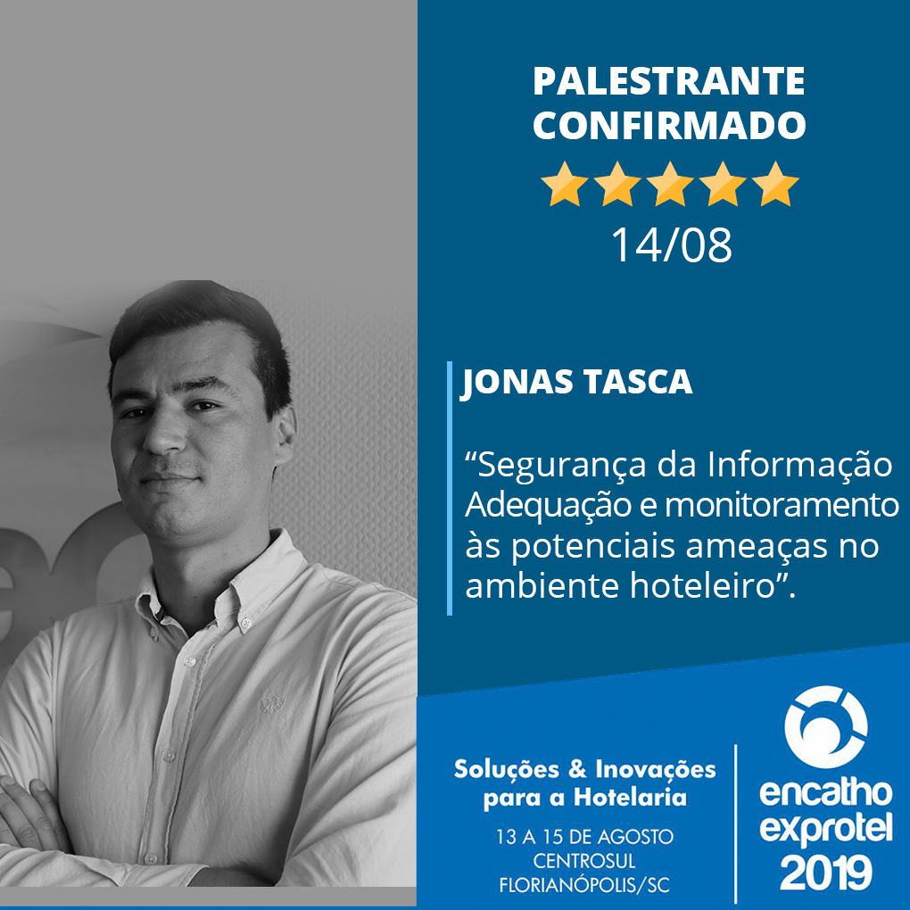 Jonas Tasca falará sobre tendências de mercado no Encatho