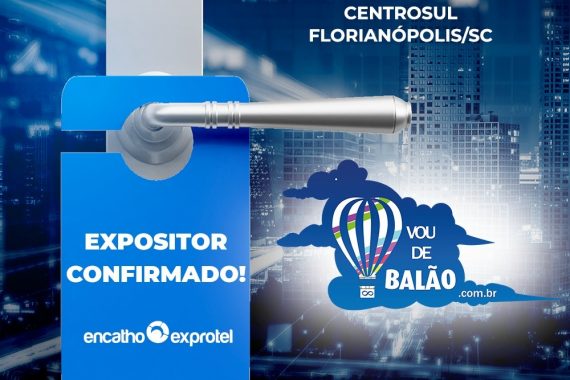 Empresa VouDeBalão estará presente no Encatho & Exprotel 2022