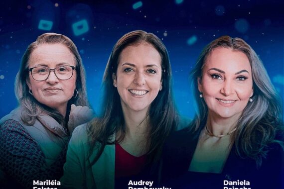 Daniela Reinehr, Audrey Rembowski e Mariléia Folster Martins compartilham experiências que inspiram novas lideranças feminina no turismo. no Dia Internacional da Mulher