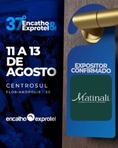 Matinali Têxtil leva enxovais profissionais ao 37º Encatho & Exprotel