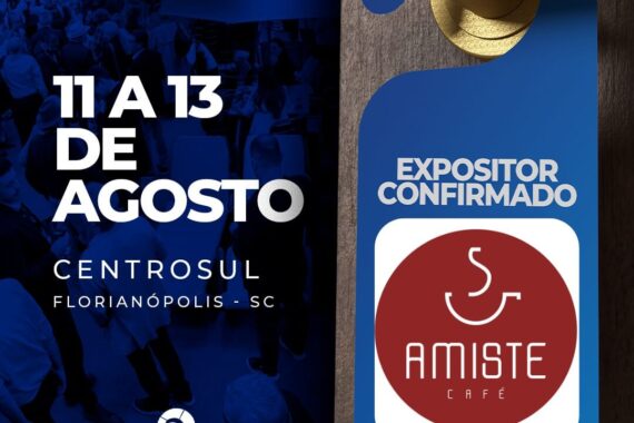 Amiste Café estreia no Encatho & Exprotel 2026 levando soluções que transformam o café em experiência