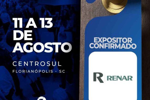 Renar Móveis Corporativo aposta em design, durabilidade e sustentabilidade para projetos de hotéis, restaurantes e espaços profissionais no Encatho 2026