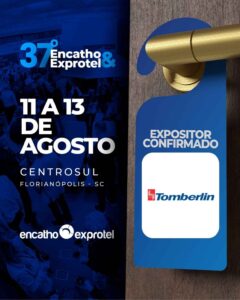 Com 40 anos de trajetória, a Tomberlin leva à Exprotel soluções resistentes, personalizáveis e pensadas para ambientes de uso intenso