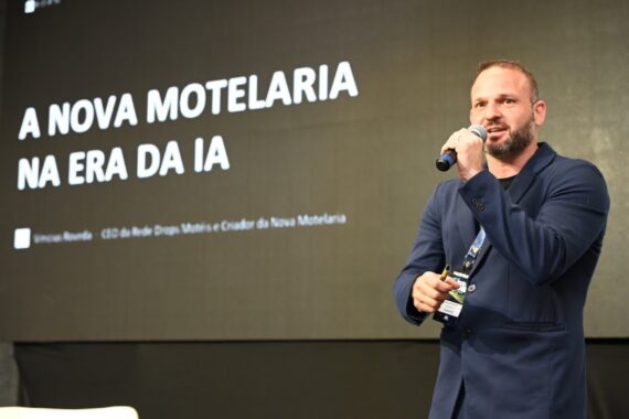 Do aprendizado ao ecossistema: Vinícius Roveda apresenta uso prático e governança de IA para a nova motelaria